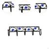 Coat Hooks Rustic Home Decor with Screws Iron Sturdy Wall Mount Rack Hook for Living Room