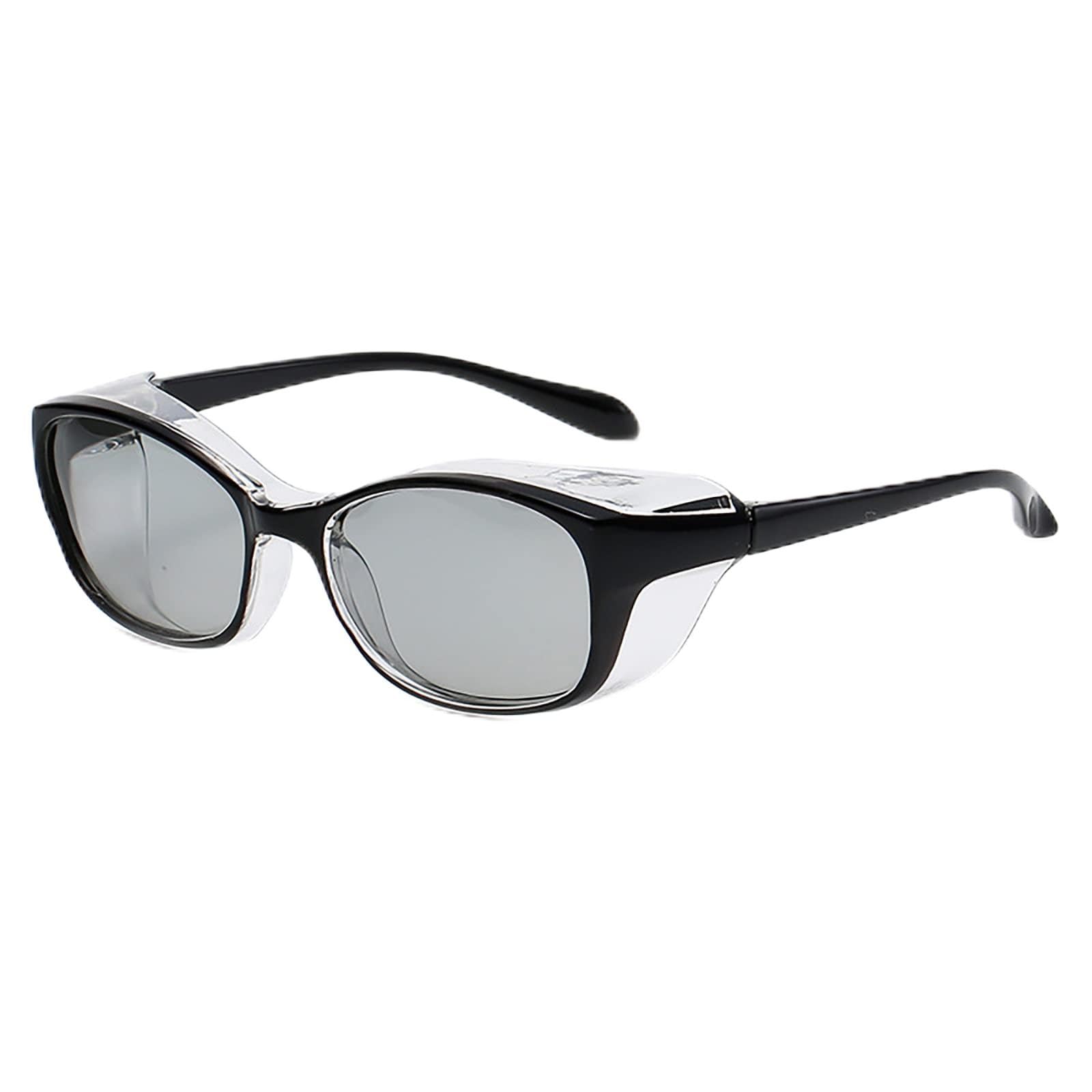 

CHAMEEN Pollen Sunglasses for Men and UV UV Protective Droplet Infection Virus Hay Fever Ultra Black Glasses, Women, Color-Changing, Polarized, чёрный