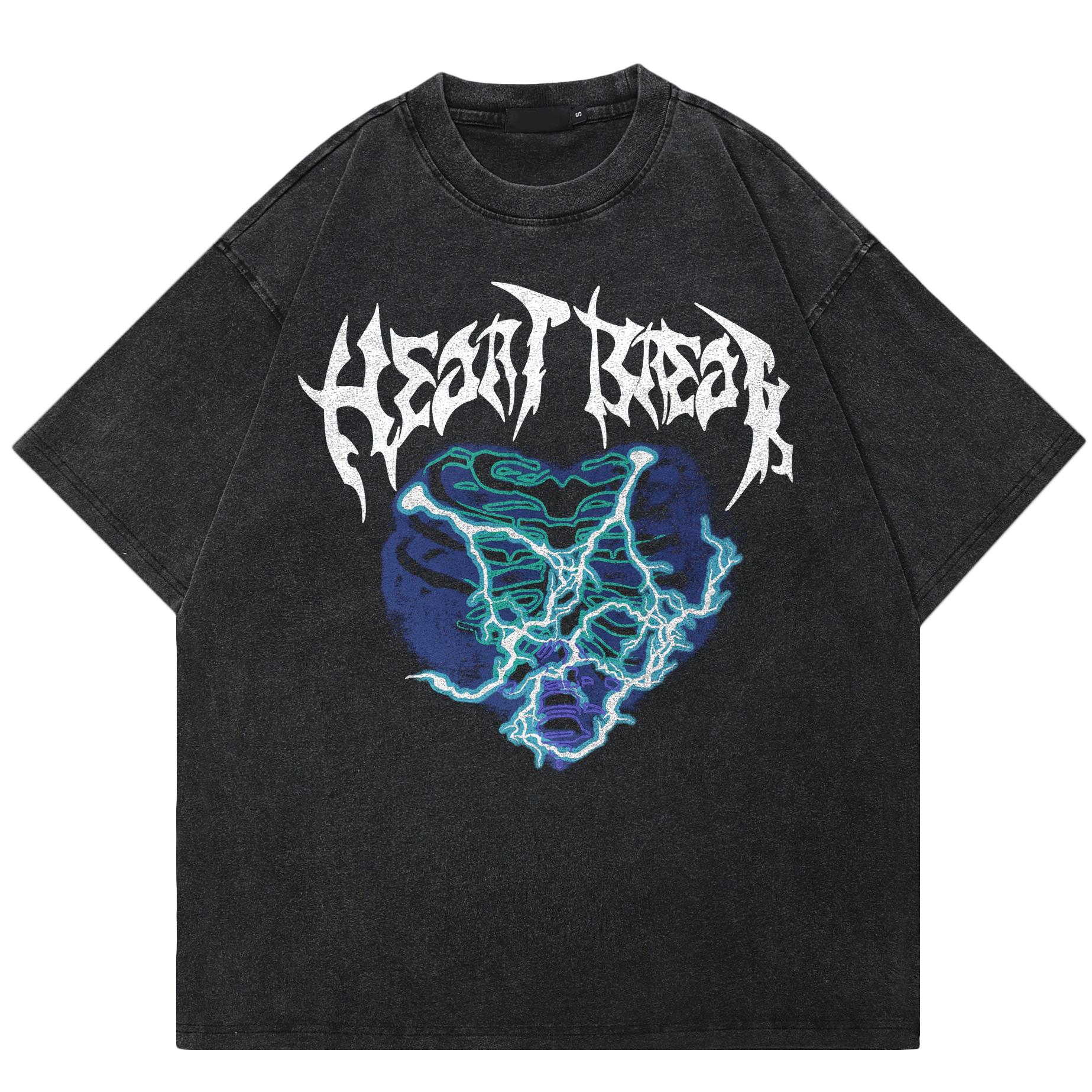 

Футболка унисекс Streetwear Lightning Heart 2024 XXL чёрный