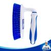 MR.SIGA Handled Scrub Brush, Comfortable Grip, Ideal for Cleaning Bathrooms, Tiles, Floors, and Kitchens, Multi-Function Brush, Pack of 2