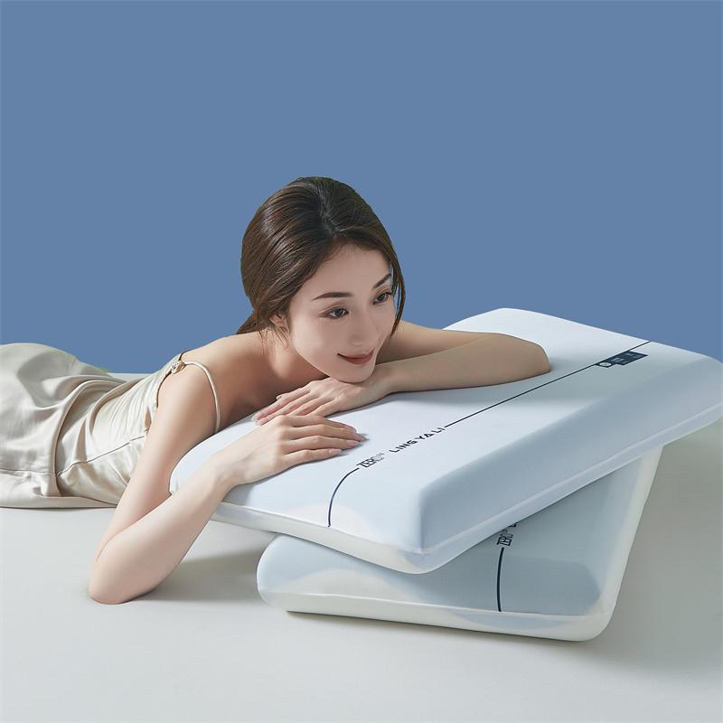 Pro Double Core Zero Pressure Memory Cotton Neck Pillow, Hotel Deep Sleeping Pillow Slow Rebound Pillow