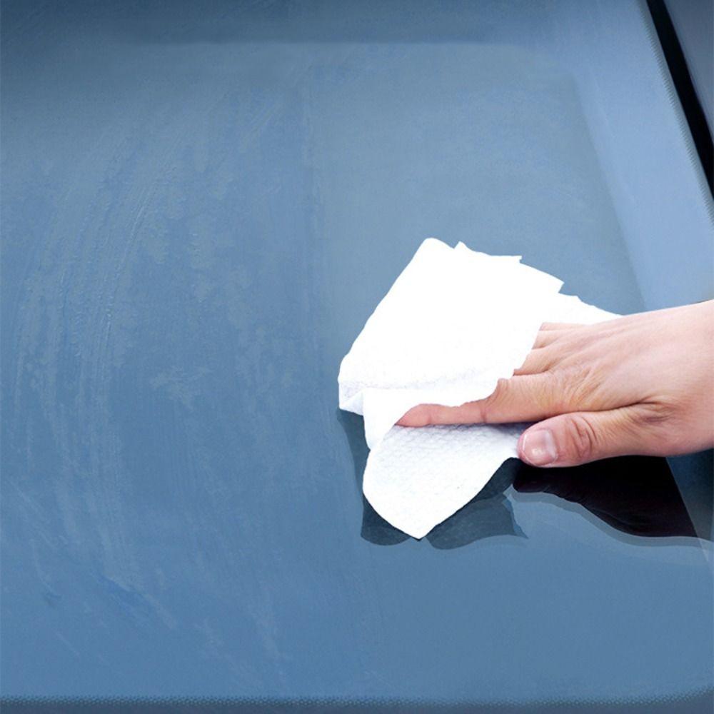 30 Pcs New Powerful Brightening Oil Film Car Glass Wipes Windshield Cleaning Stain Removal Wipes