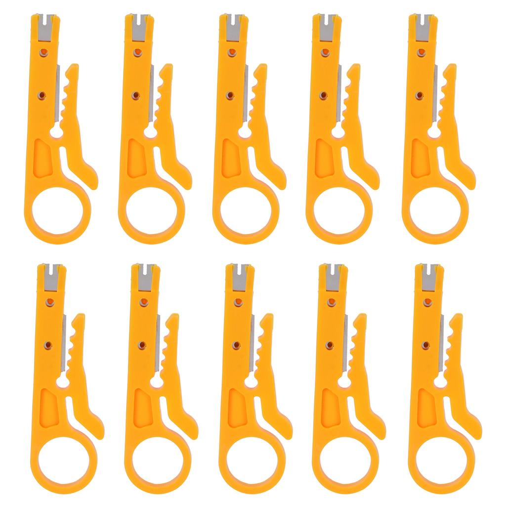 10Pcs Wire Stripper Multi Purpose Mini Cable Crimping Stripping Pliers Tool for Electrician