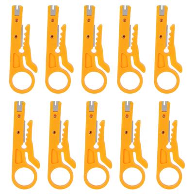 10Pcs Wire Stripper Multi Purpose Mini Cable Crimping Stripping Pliers Tool for Electrician