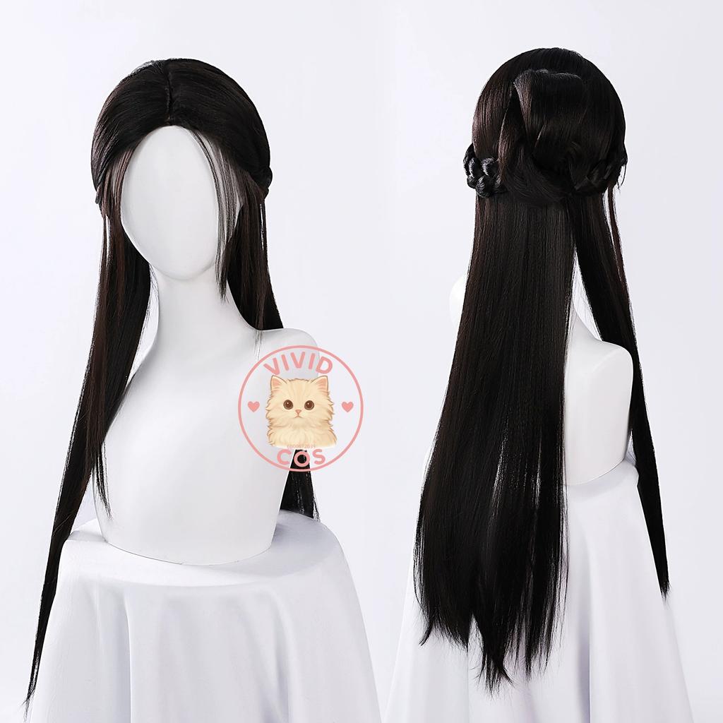 Game Naraka: Bladepoint Gu Qinghan Cosplay Hot Sale Role Play Costume Anime Dress with Flower Parts for Women Comic Con Suit Wig