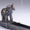 Home Office Yoga Club Decoration Incense Burner Stick Incense Burner Backflow Southeast Asian Elephant Modelling Handmade