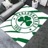 2026 NEUER Panathinaikos Fußball Teppich für Wohnzimmer Schlafzimmer Zuhause Sofa Dekoration, Kinder Spiel rutschfeste Bodenmatte