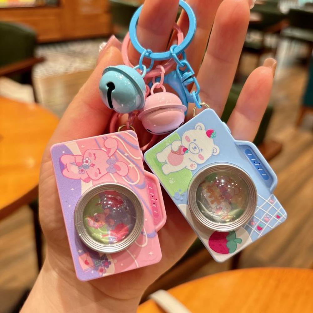 Film Straight Out Mini Camera Keychain Simulation Camera Car Key Chain Schoolbag Pendant