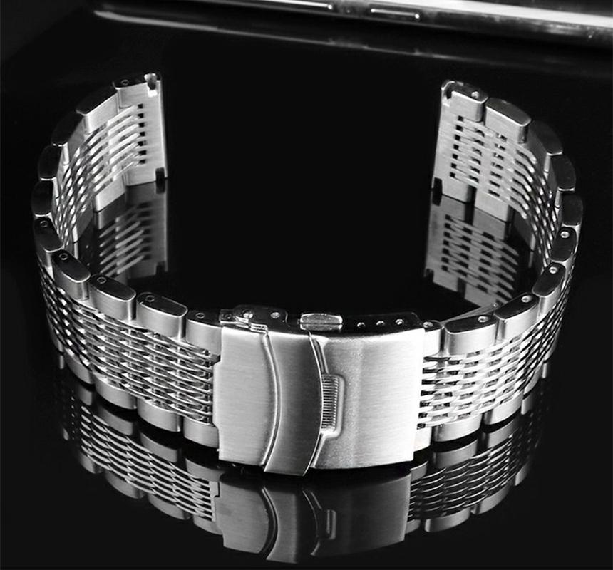 For Casio PROTREK PRG-600YB/PRG-650/PRW-6600 stainless steel Watch Strap Men's Metal Precision Steel Watch Band Accessories 24mm