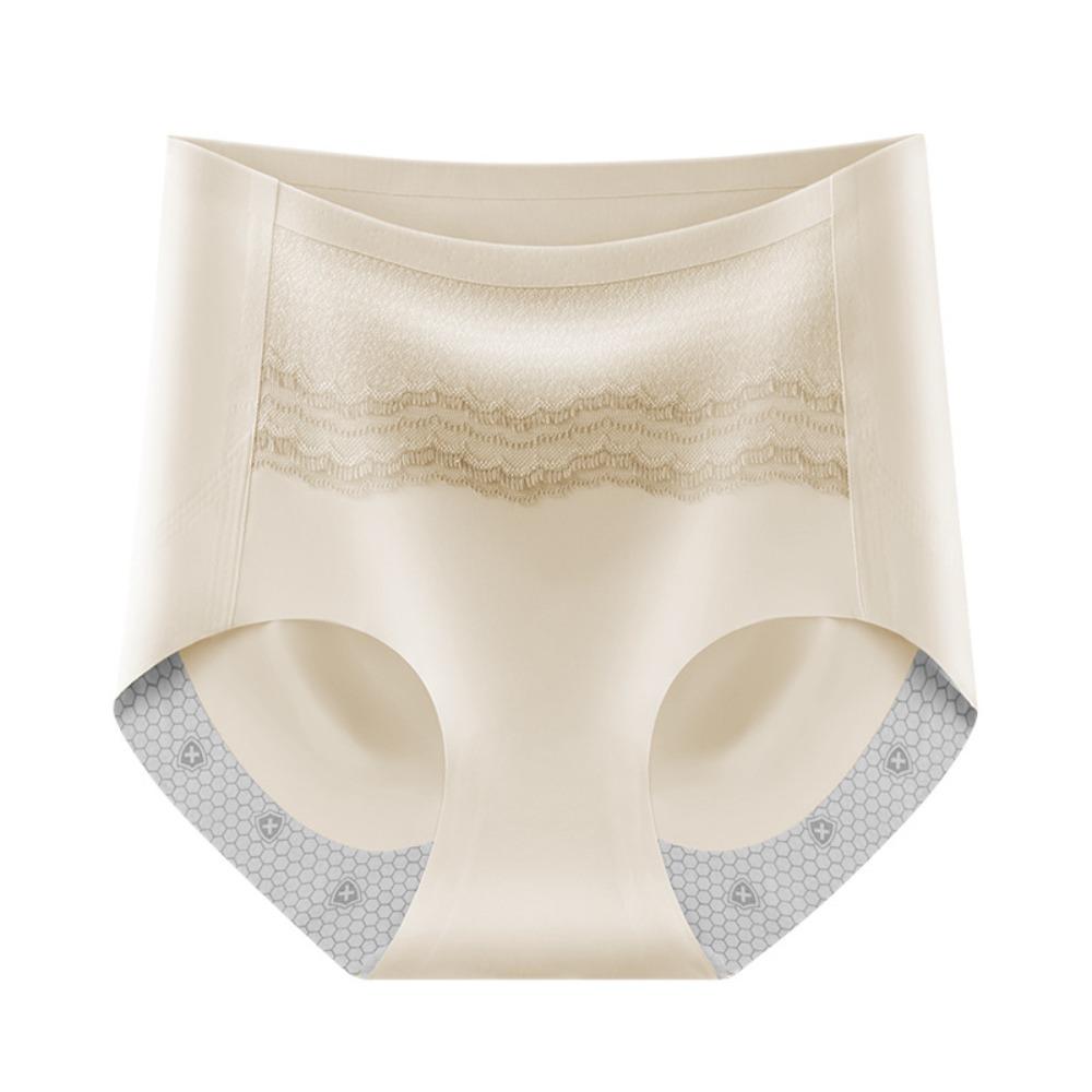 

Mid Waist Tummy Control Underwear Shapers Slimming Shapewear Fashion Butt Lifting Briefs Daily XL бежевий