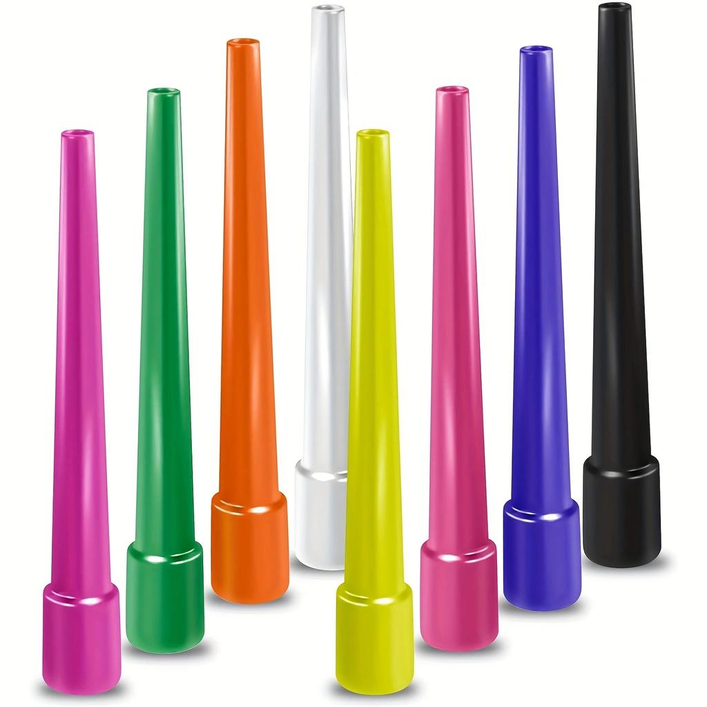 50pcs/100pcsColorful Disposable Hookah Mouth Tips, Multi-Color Universal Shisha Mouthpieces, Hygienic Anti-Cross Contamination Hookah Accessories