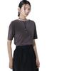 Nano Universe Sweat Boat Neck Size Anti-Soaked (R) Stain-Resistant T-Shirt, Women's, M, 023, Charcoal, 669-5124303