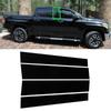 4Pcs Window Trim Covers Center Film Column B C Pillar Posts Sticker Car Accessories for Toyota Tundra Crew Max Cab/Double Cab 2007-2020