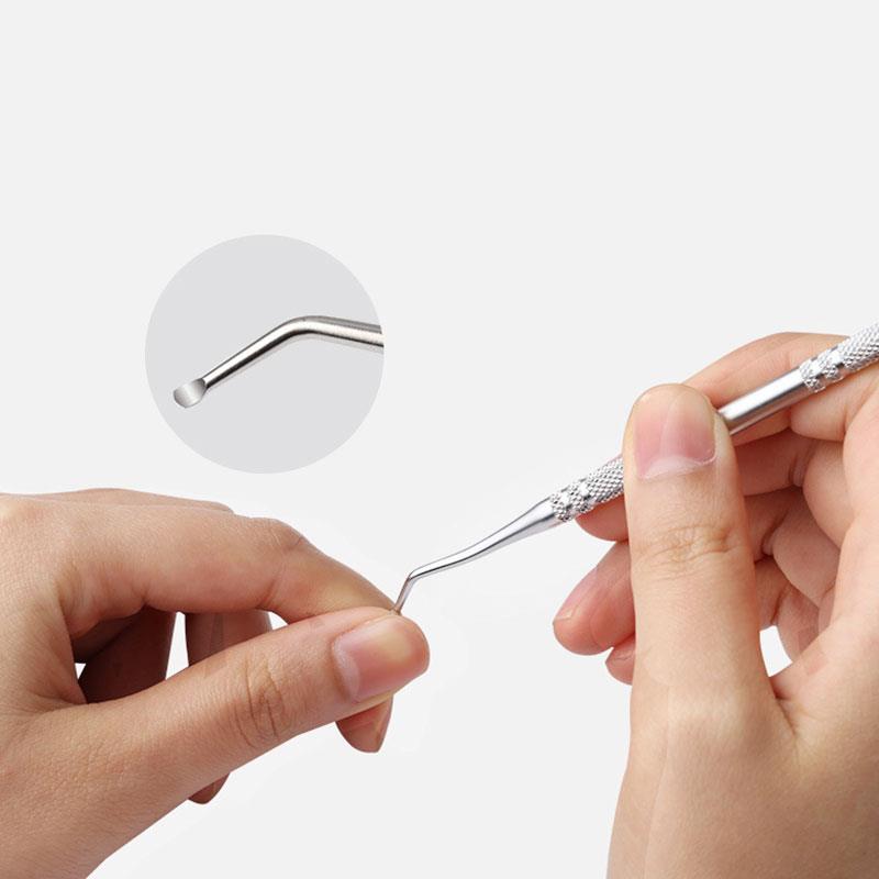 3-teiliges Werkzeug aus Edelstahl für eingewachsene Zehennägel, Zehennagelfeile und -heber, chirurgisch sicheres Nagelbehandlungs-Pediküre-Werkzeugset, Nagelreiniger-Werkzeuge zur Schmerzlinderung