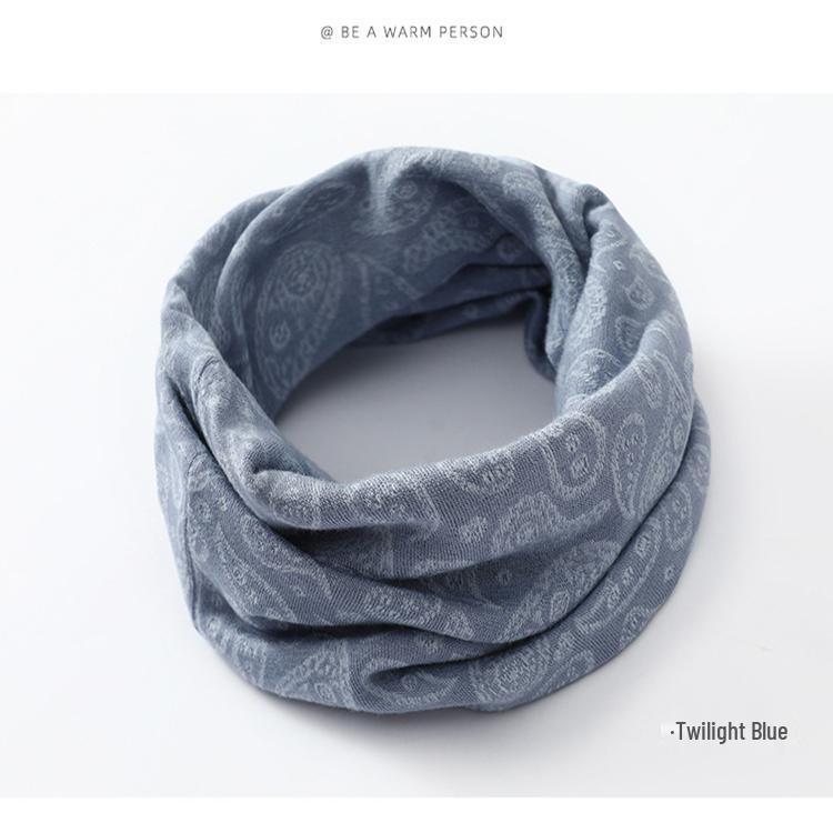 Unisex Winter Cotton Snood: Versatile Thick Neck Warmer & Cervical Protection Scarf