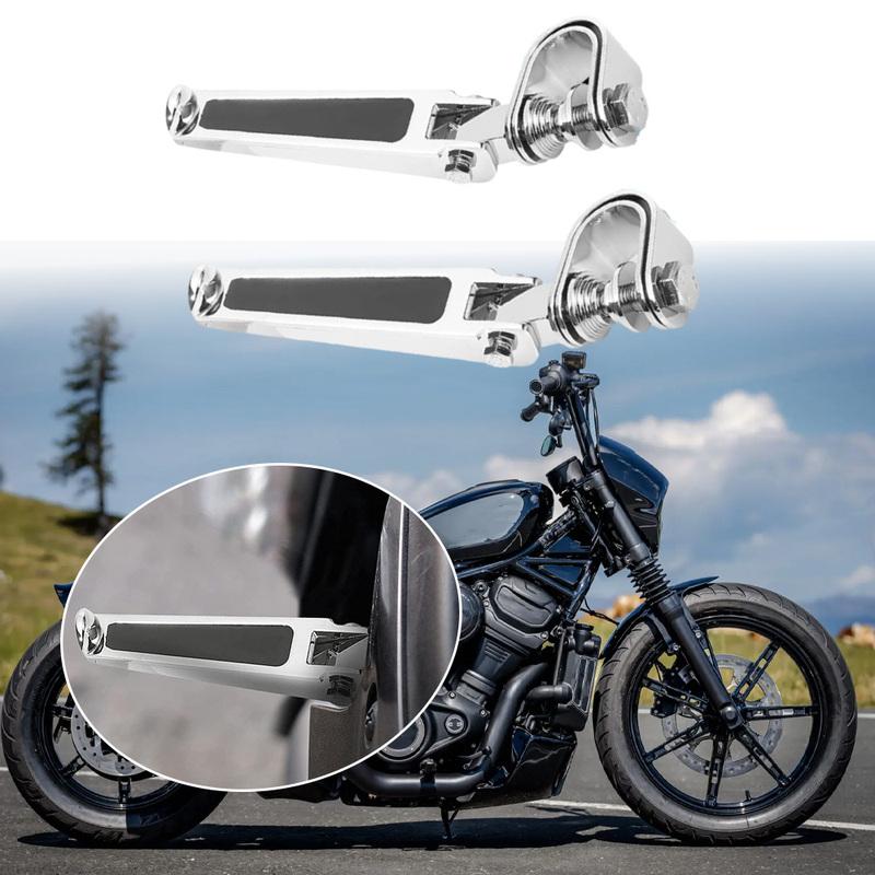 Universal Motorcycle Footrests Foot Pegs Foot Rest Highway Footpegs 25mm 32mm Aluminum Alloy Motocross Accessories Pedals