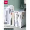 Triple Quadruple Frame File Folder Storage Box Student Telescopic Bookshelf Desk Book Stand Simple Desktop Office Shelf Vertical File Document Rack