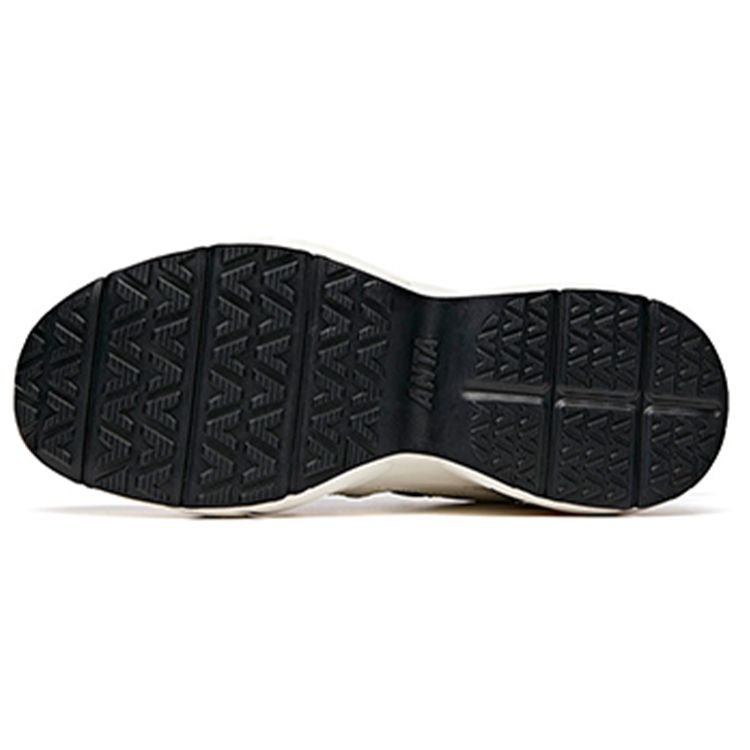 Anta Fashion Low-Top Training Shoes Women Sneakers Black White 122037766R-3