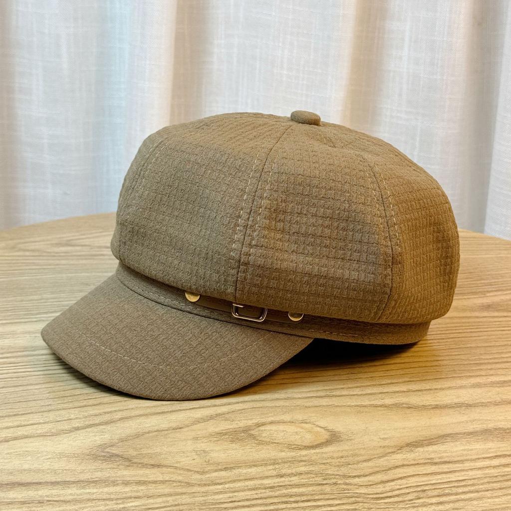 Autumn and Winter Octagonal Hat for Women New Fashion Sun Visor Cap Outdoor Shopping Casual Versatile Beret