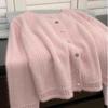 Cardigan tricotat în stil francez pentru femei de primăvară timpurie Purtat peste pulovere de iarnă Top de exterior Îmbrăcăminte pentru femei
