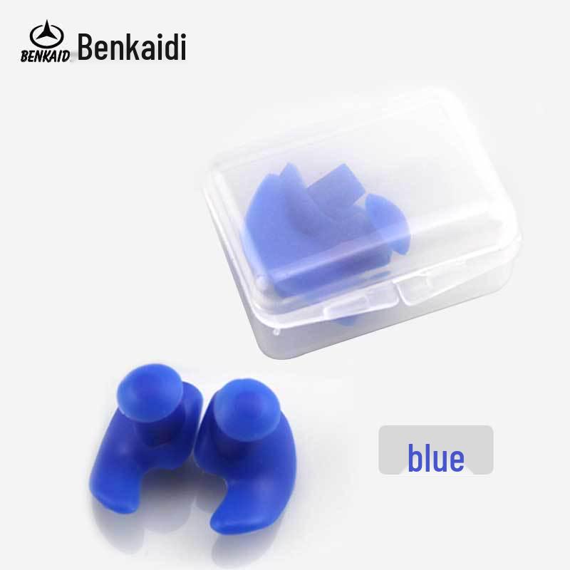 Ultra-Soft Silicone Spiral Swimming Earplugs with Noise Reduction and Waterproof Protection