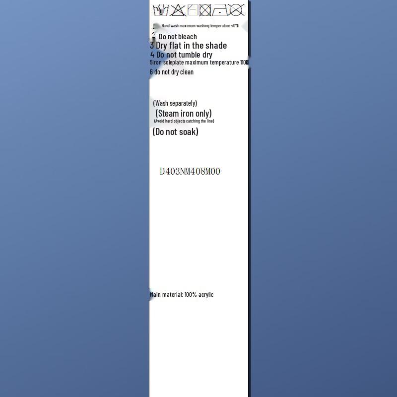 Sancai Women's V-Neck Drop-Shoulder Hollow Knit Sweater