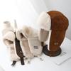 Lei Feng hat for men and women in winter thickened warm windproof and cold versatile ear protection hat Northeast outdoor cycling ski hat