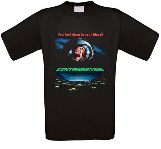 Alien Contamination Horror Cult Movie T-Shirt All Sizes XXXXL