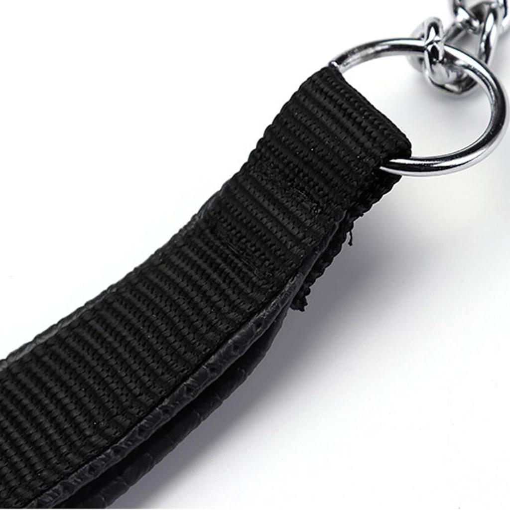 Heavy Duty Dog Chain Leash, Metal Dog Leash for Medium Dogs and Large Dogs (Black, 6ft. X 3.0mm)