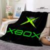 Manta com impressão do LOGO X-BOX Flange Manta quente e bonita conforto macio manta de cama Manta para casa e viagem presente de aniversário