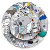 50pcs Personalized Cartoon Koala Graffiti Stickers for Laptop, Car, Phone, DIY