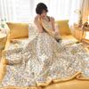 Summer Thin Comforter Soft Air-Conditioned Four Season Comforter Machine Washable Single Double Blanket Ultrasonic Quilted Quilt