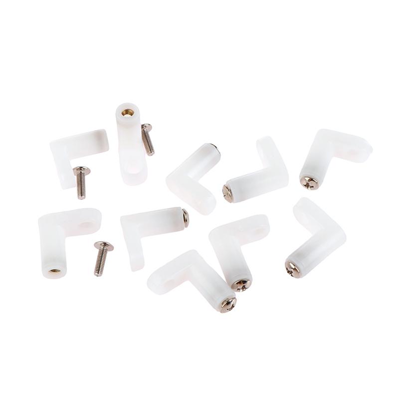 10Set Pcb Type Mounting Feet With Screws For Motherboard Fixed Host Fixing Feet L Right Angle Bracket Fixing Feet Fittings