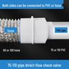 Fresh Air PVC Duct Non-Return Check Valve for Bathroom Ventilation and Exhaust Fan