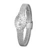 New Watch Female BS Brand Light Luxury Women's Watches Vintage Elegant Small Oval Dial Crystal Quartz Wristwatches Ladies