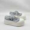 Niche Versatile Hollow Casual Shoes Fashion Shallow Mouth Summer Lace-up Velcro Mary Jane Shoes Platform Breathable New Models