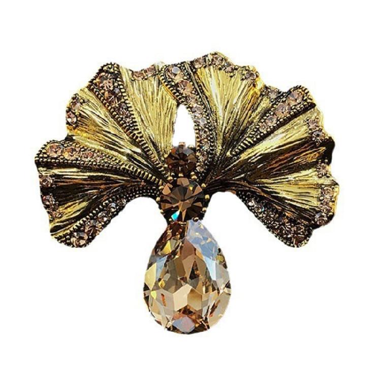 

Elegant Gingko Leaf Brooch Pin Unique Lapel Pin Stylish Clothing Jewelry Plant Brooch Pin Suitable for Daily Party Wear