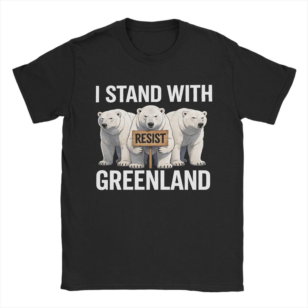Protector of Greenland 100 Cotton TShirt For Couple Summer  Vintage T Shirts Breathable Trendy Cool Tee Shirt Big Size  Tops