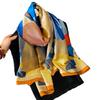 Spring, Summer and Autumn New Simulation Silk Scarf Female Decorative Hobo Shawl Sunscreen Beach Towel