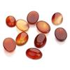 10pcs/Lot Oval Agate Ring Face Natural Multicolor Agate Stone Smooth Loose Beads for Jewelry Making DIY Ring Accessories