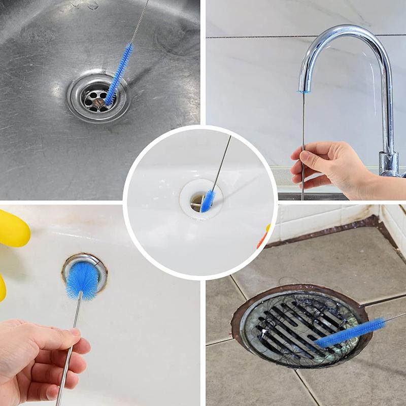 Čisticí kartáč na CPAP pro masku a hadici CPAP příslušenství Vhodný pro standardní délku hadice 2 m Dvojité kartáčové hlavy