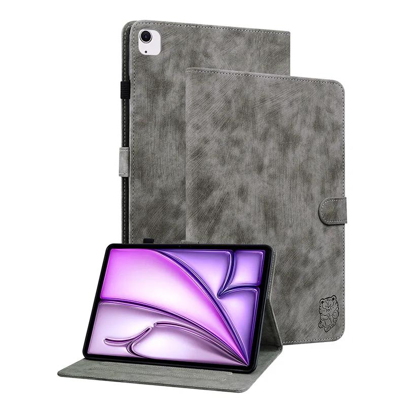 

Шкіряний чохол для IPad Air 11 2025 Air3 10.5 IPad 5-го 6-го 7-го 8-го 9-го поколінь IPad 10.9 2022 11-го 2025 Pro 11 2024 2025 Mini 6 iPad Pro 13 2025 сірий