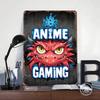 Anime Gaming Dragon Logo Metal Poster Customized Wall Art Retro Vintage Tinplate Signs for Living Room Decoration Man Cave Decor