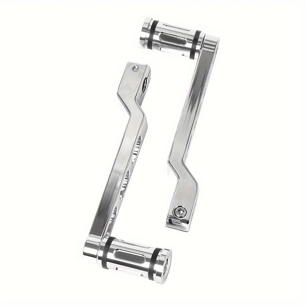 1 Pair of Premium Motorcycle Gear Shift Lever & Heel Toe Shifter for Harley FL, Road King, Electra Street, Tri Glide, Ultra Classic - Sleek Polished F
