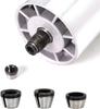 12/8 Stück Trimmer-Spannzangenadapter 6mm 6mm 6,35mm 8mm Oberfräser-Spannzangenfutter Spannadapter für Gravur-Trimmmaschine Elektr