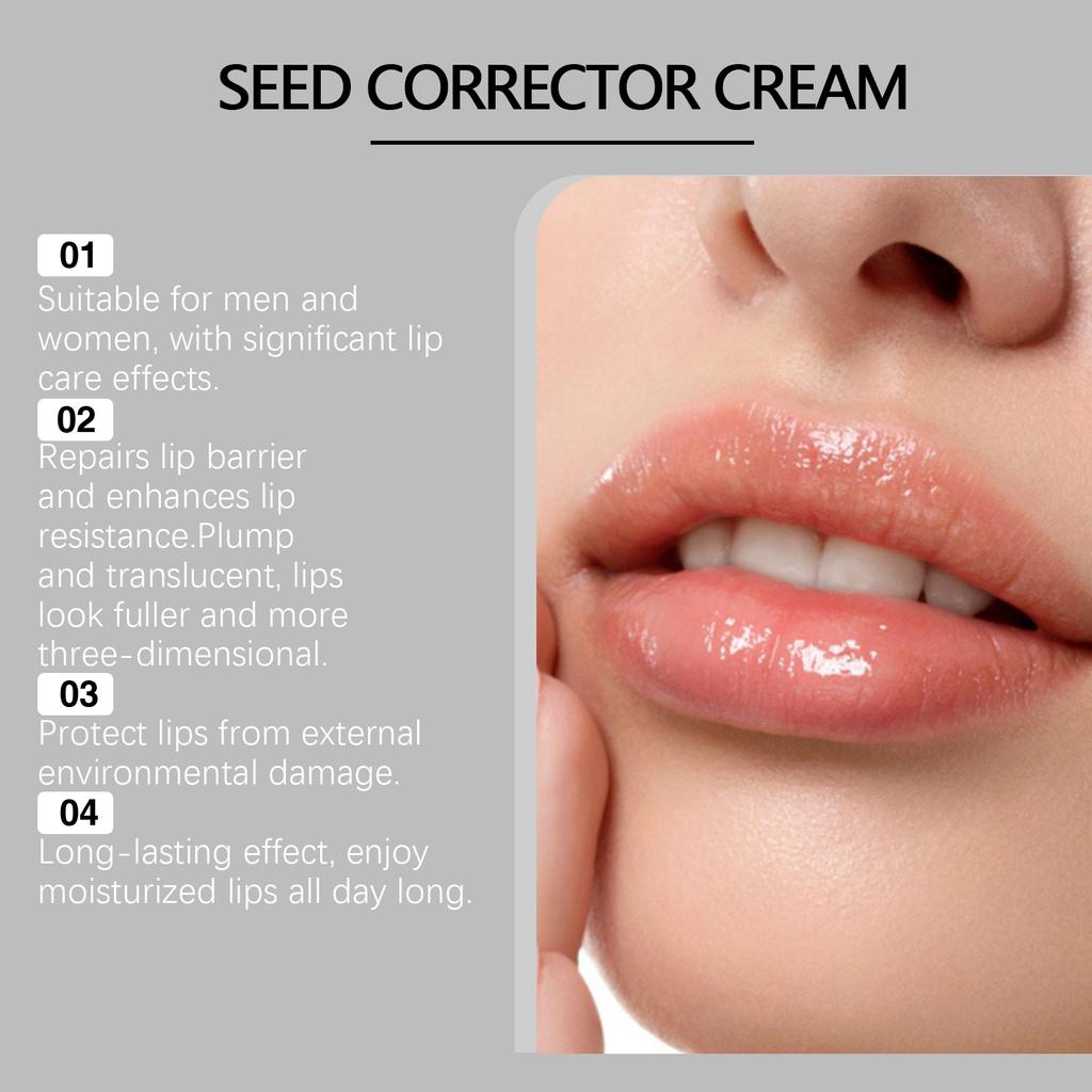 Hyaluronic Acid Lip Balm Lasting Moisturizing Anti Cracked and Dryness Lighten Melanin Brighten Lips Gentle No Greasy 20g