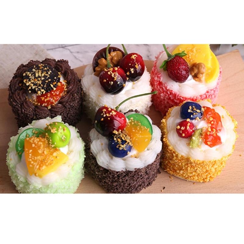 Artificial Cake Model Photography Props for Display, Simulation Cake Dessert Model Photography Props for Home Decoration
