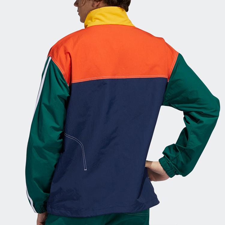 Adidas Originals Summer BB WT Stand Collar Sports Jacket Men Jackets Navy-Blue GD2054