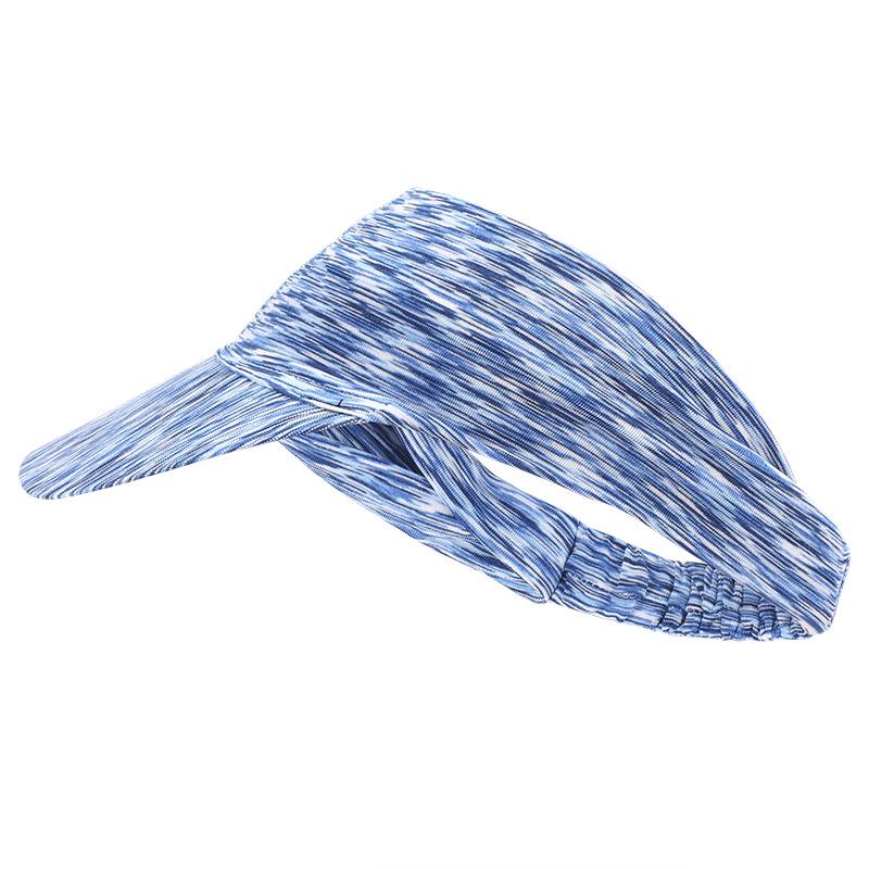 

Солнцезащитный козырек, эластичная спортивная шапка, повязка на голову для тенниса, гольфа, женская женская солнцезащитная кепка синий