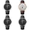 Modern Mens Watch With Calendar Function And Leather Strap For Business Use